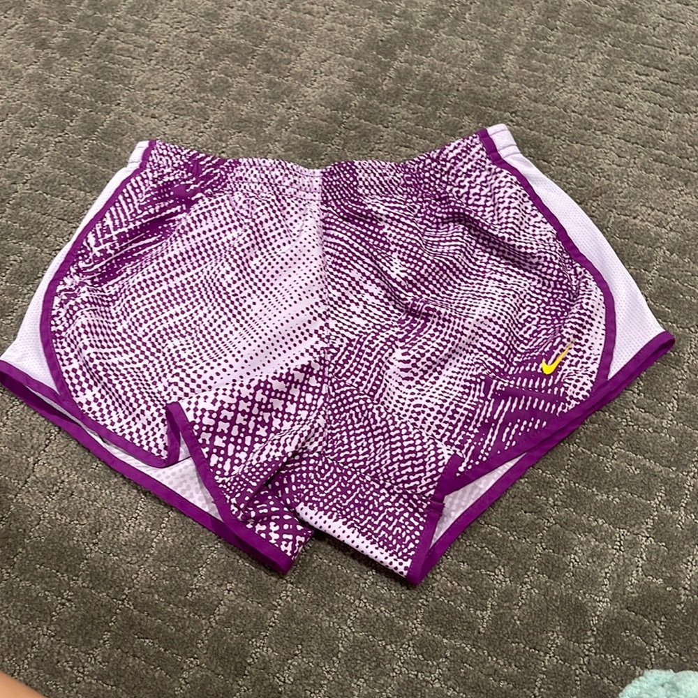 Purple Nike kids shorts